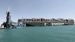 Battle continues to float Ever Given, two dredgers on the jo